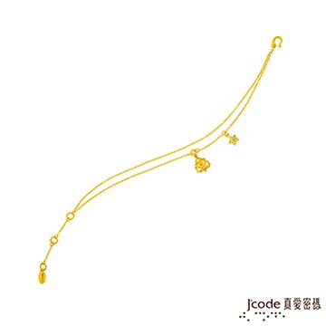 J’code真愛密碼 雙子座-玫瑰黃金手鍊