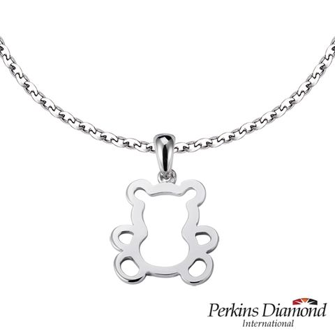 925純銀項鍊PERKINS 伯金仕 品牌熊系列項墜