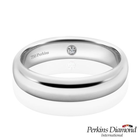 PERKINS 伯金仕 Classic系列 PT950鉑金 鑽石戒指