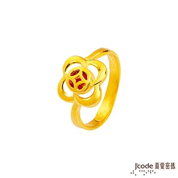 Jcode 真愛密碼 Jcode 旺財黃金/水晶戒指