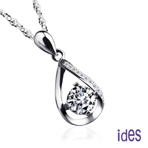 ides愛蒂思 精選一克拉E/VS1八心八箭頂級3EX車工鑽石項鍊（柔情似水）