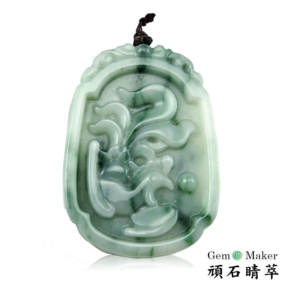 GemMaker 頑石睛萃 開運納福鳳舞天然A貨翡翠項鍊 -買就送品牌手珠一條(送完為止)