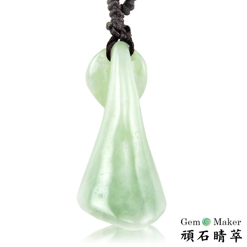 GemMaker 頑石睛萃 百年好合翡翠天然A貨項鍊-買就送品牌手珠一條(送完為止)