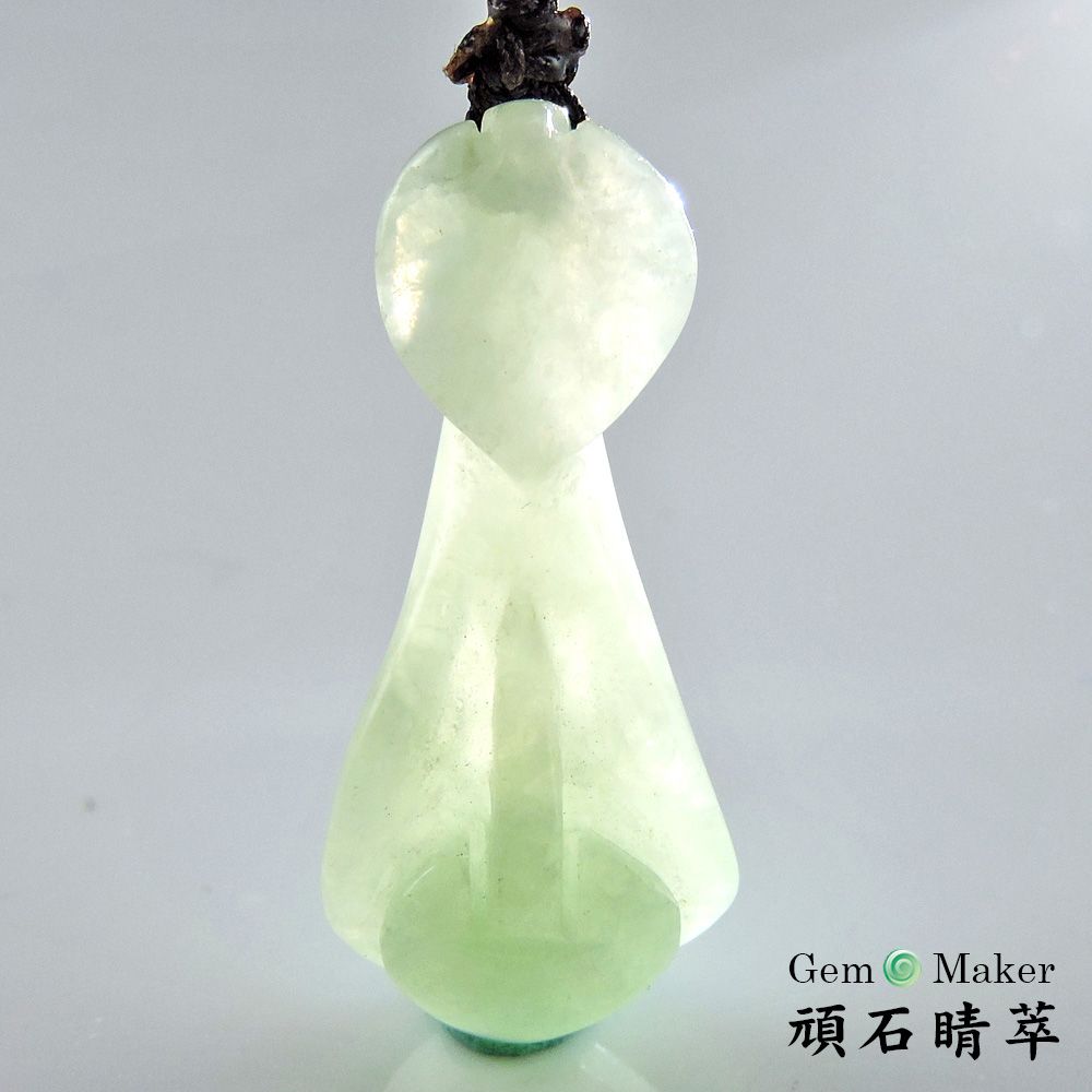 GemMaker 頑石睛萃 百年好合翡翠天然A貨項鍊-買就送品牌手珠一條(送完為止)