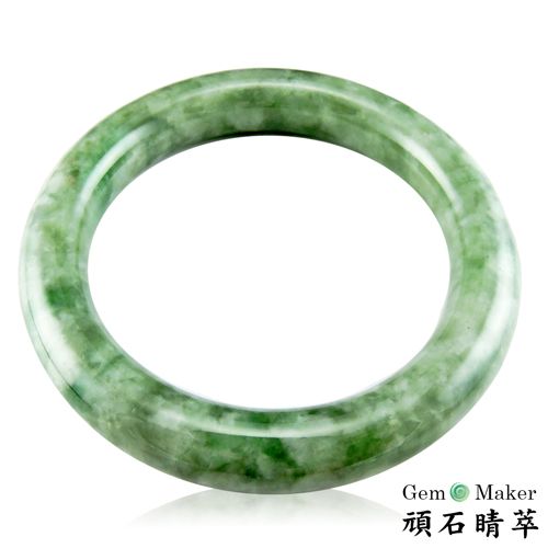 GemMaker頑石睛萃】豆種全青天然翡翠手鐲12mm - PChome 24h購物