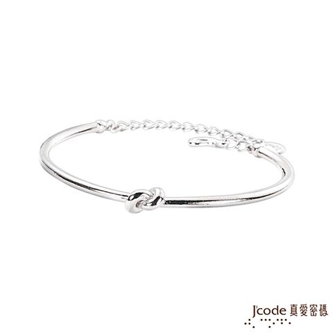 Jcode真愛密碼 結伴純銀女手環