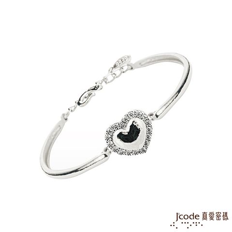 Jcode真愛密碼 簡單愛純銀手環