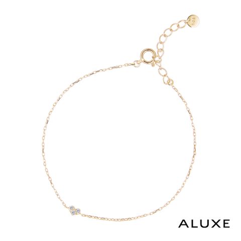 A-LUXE 亞立詩 Shine 10K甜蜜心情鑽石手鍊