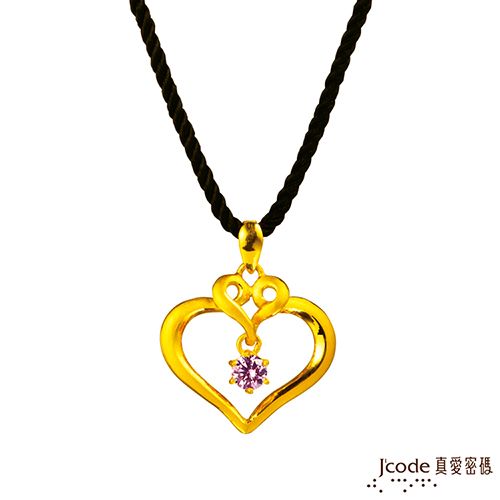 Jcode 真愛密碼 Jcode 慈愛馨情黃金/水晶墜子 送項鍊
