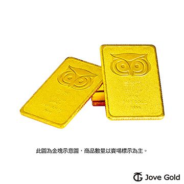Jove gold 幸運守護神黃金條塊-壹台兩 兩塊(共20台錢)