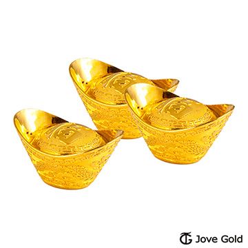 Jove gold 壹台兩黃金元寶x3-福(共30台錢)
