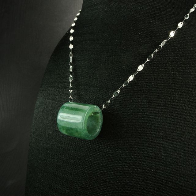 Gemdealler Jewellery 晉佳珠寶   四通八達 路路通 純銀翡翠項鍊