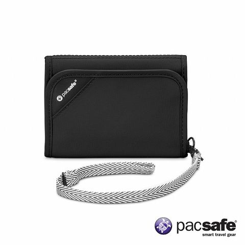 Pacsafe RFIDSAFE V125 防盜三折式錢夾(黑色)