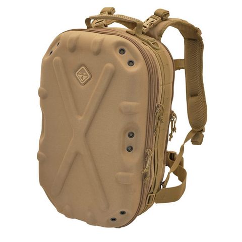 美國HAZARD 4 Pillbox Hardshell Backpack 硬殼雙肩後背槍包-狼棕色 (公司貨) BKP-PBX-CYT