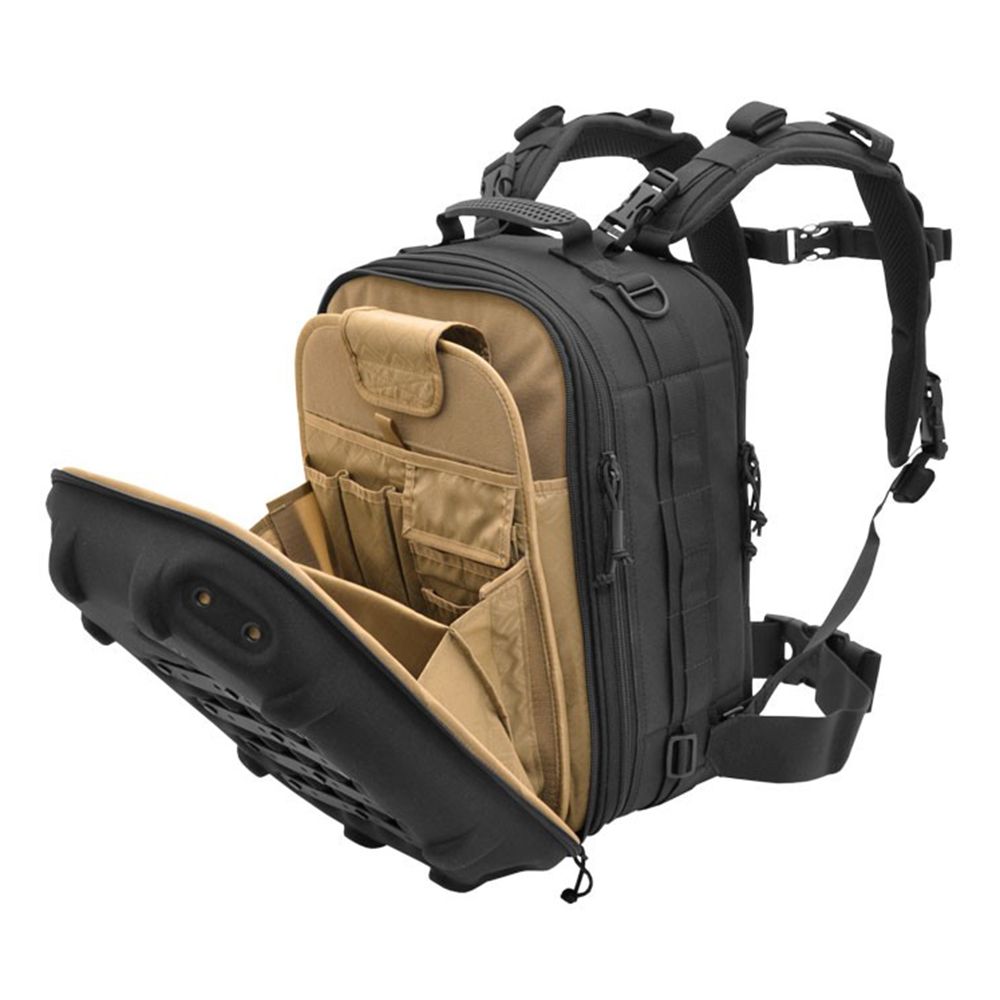 HAZARD 4 美國 Grill Hard MOLLE Photo Backpack 硬殼雙肩後背包-黑色 (公司貨) BKP-GRL-BLK