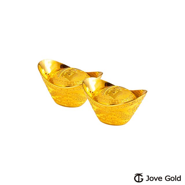 Jove gold  小發財黃金元寶8分8厘x2-福