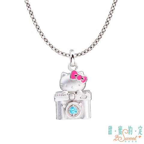 Hello Kitty HelloKitty 回憶相機Kitty純銀墜子 送項鍊