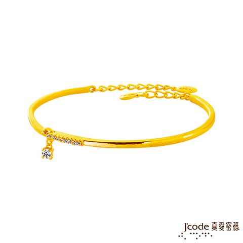 Jcode真愛密碼 晶彩戀人金手環