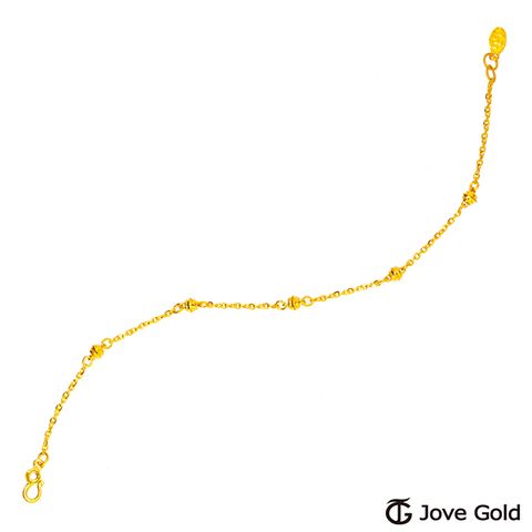 Jove gold 氣泡水黃金手鍊