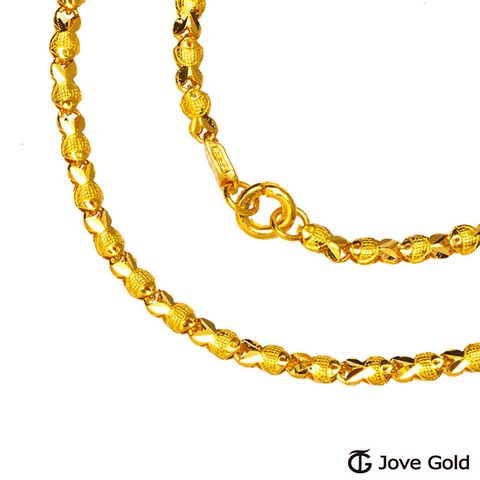 Jove gold 日月黃金項鍊(約10.30錢)(約2尺/60cm)