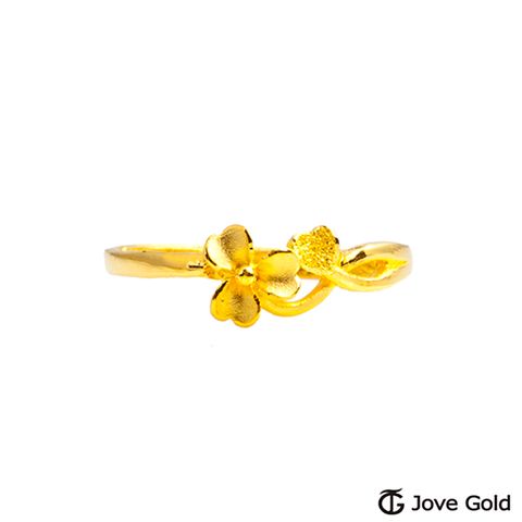 Jove gold 戀戀花開黃金戒指