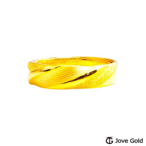 Jove gold 歌頌幸福黃金男戒指