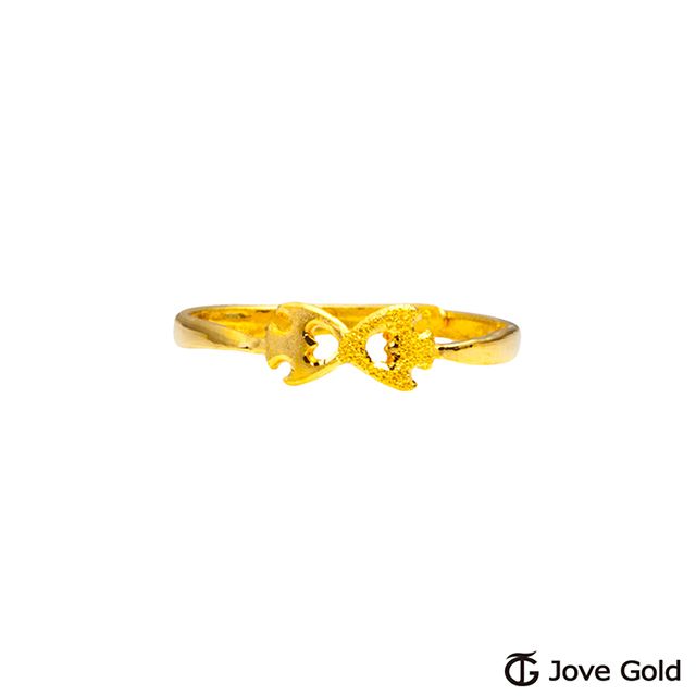 Jove gold   親親小魚黃金戒指