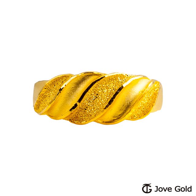 Jove gold JoveGold 愛情頻率黃金男戒指