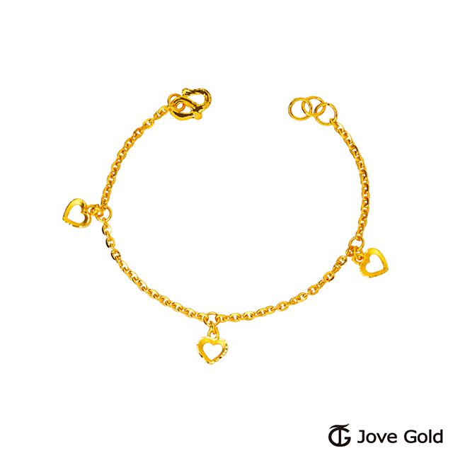 Jove gold JoveGold 心肝寶貝彌月黃金手鍊