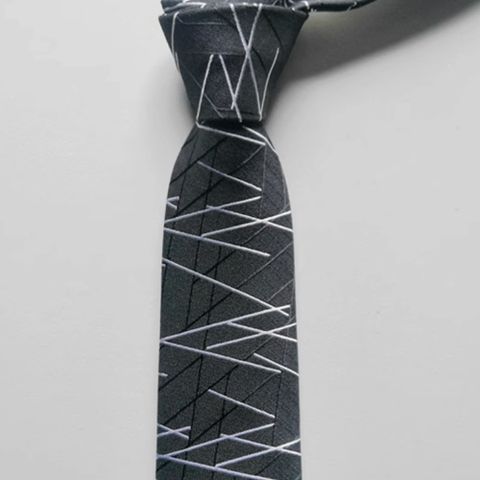 【拉福】領帶窄版領帶6cm領帶拉鍊領帶(交叉)