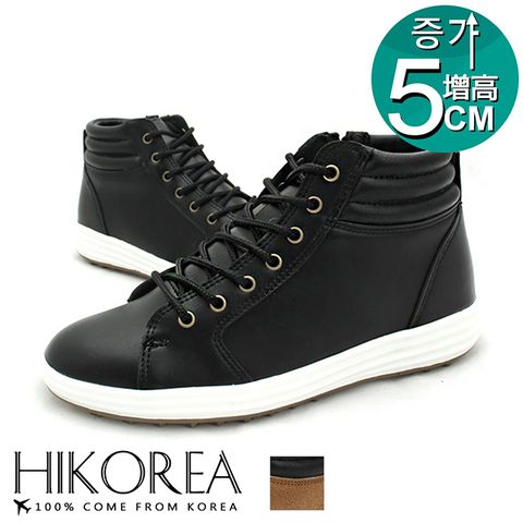 【HIKOREA】正韓空運/正常版型。男款增高5CM美式風格經典休閒鞋(73-432共2色/現貨+預購)