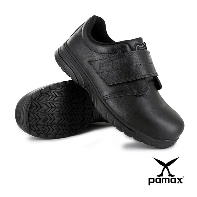 PAMAX 帕瑪斯  -超彈力氣墊輕量止滑安全鞋-頂級廚師鞋鋼頭鞋防滑工作鞋PS9501FEH