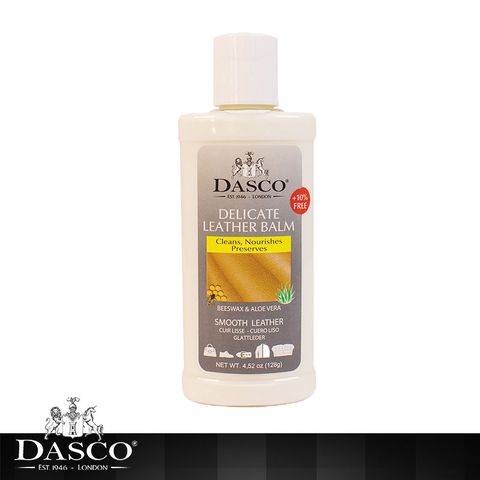 英國伯爵DASCO 3838蜂蠟蘆薈皮革乳 天然蜂蠟和蘆薈成分 頂級全粒面皮(納帕皮、植鞣、苯染皮)專用。使用後不會變色