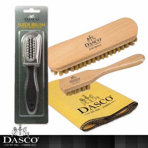 DASCO 伯爵 英國工具刷組-擦鞋必備四件超值組