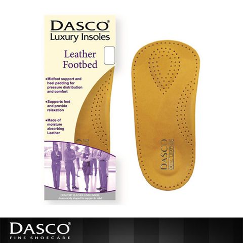英國伯爵DASCO 61081皮革足弓矯正鞋墊 支撐 保護足弓 柔軟 透氣