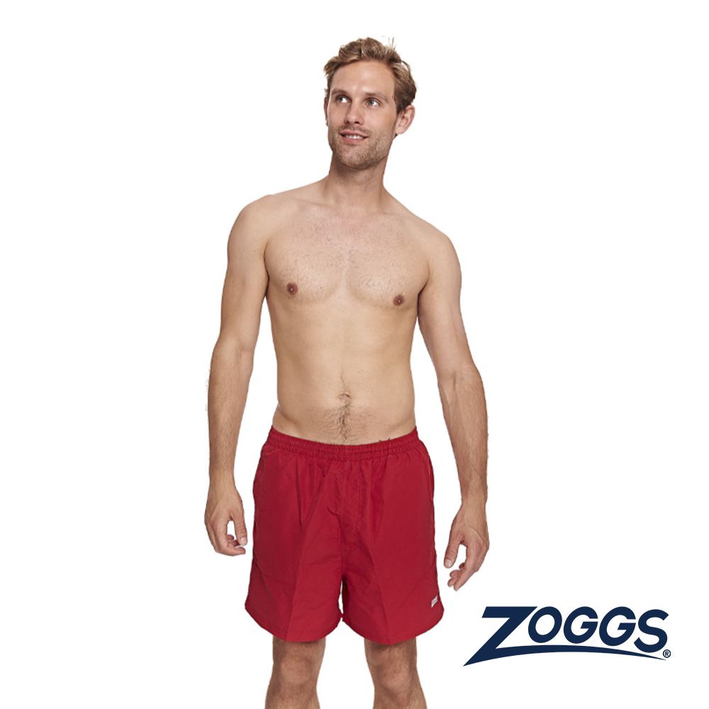 ZOGGS  男性休閒海灘褲-紅色
