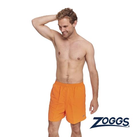 ZOGGS 男性休閒海灘褲-橘色  成人運動衝浪褲 S~M號