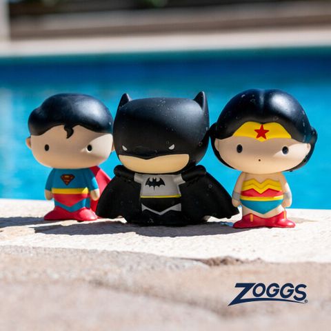 ZOGGSx正義聯盟噴水娃娃(蝙蝠俠/神力女超人/超人)