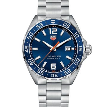 TAG Heuer 豪雅 F1大三針石英藍面鍊帶款WAZ1010.BA0842 x43mm