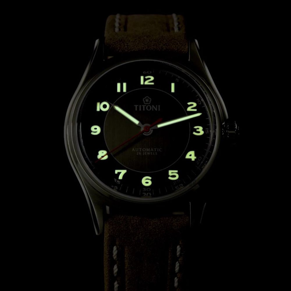 TITONI 梅花錶   傳承系列百周年紀念機械錶-39mm 83019 S-ST-638
