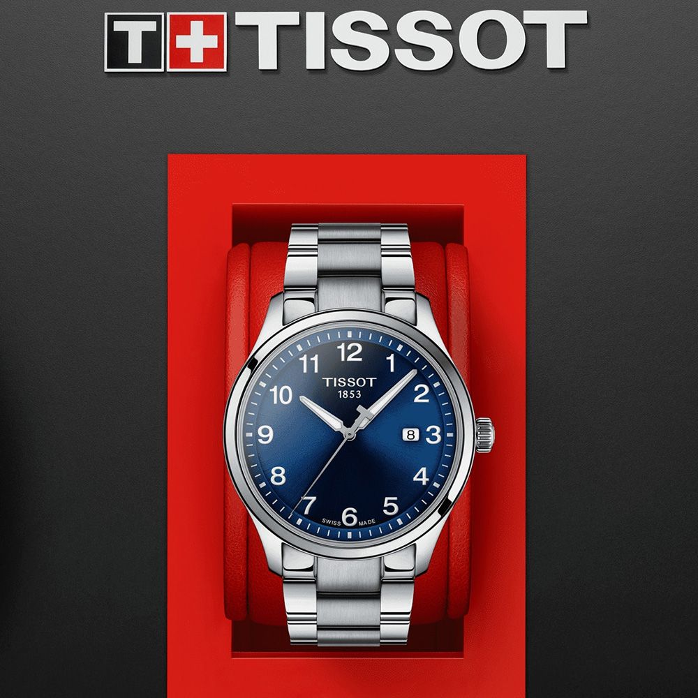 TISSOT 天梭 GENT XL CLASSIC 經典大三針男錶(T1164101104700)