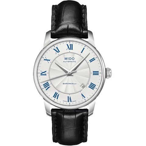 母親感恩月▼再送好禮MIDO 美度 Baroncelli II 羅馬假期機械錶 M8600.4.21.4