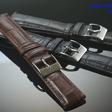 進口純正鱷魚皮高級錶帶 ( 22mm.21mm.20mm.19mm.18mm )