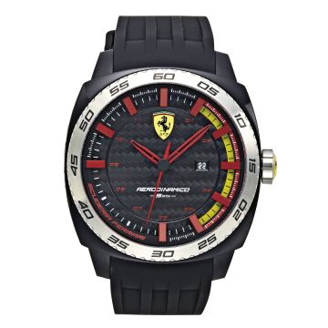 帥氣上市FERRARI Aerodinamico 狂速賽車大鏡面時尚腕錶/46mm/0830201
