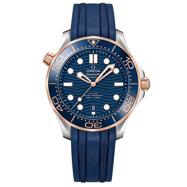Omega   海馬系列波浪紋 精鋼Sedna金 42MM