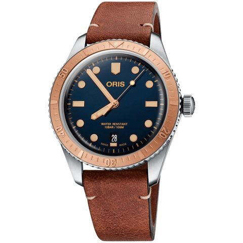 ORIS 豪利時 DIVERS SIXTY-FIVE 青銅復刻潛水錶-40mm 0173377074355-0752045