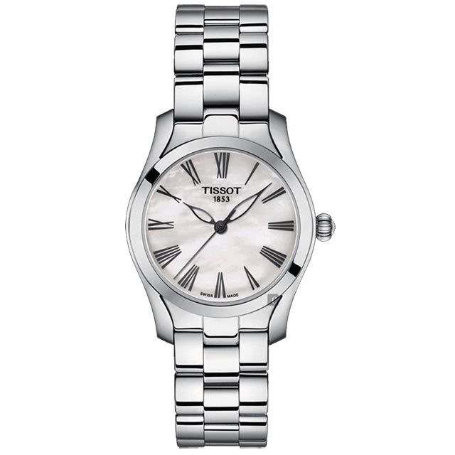 TISSOT 天梭 T-Wave 海浪系列心漾女錶-30mm T1122101111300