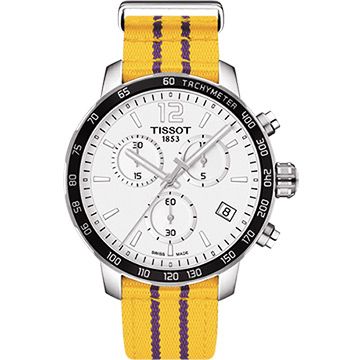 TISSOT 天梭 X NBA 洛杉磯湖人隊特別版手錶-42mm T0954171703705