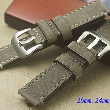 PANERAI 沛納海  .軍錶.運動錶- 復古仿舊款錶帶 ( 26mm.24mm.22mm )