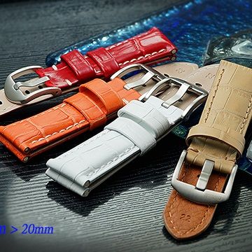 Panerai 沛納海 代用 進口高級短款錶帶 ( 22mm )
